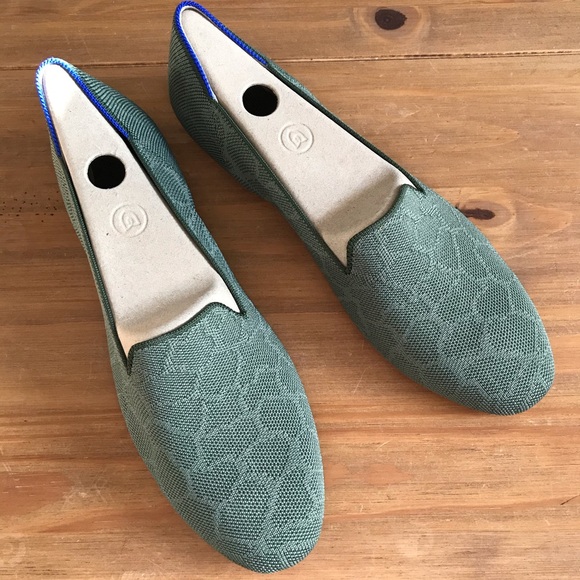 Rothy's Shoes - Rothys size 11.5 Safari loafers green NIB